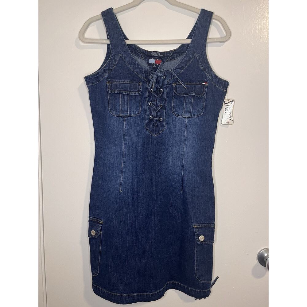 Tommy Hilfiger Women’s Y2K Overall Denim Dress